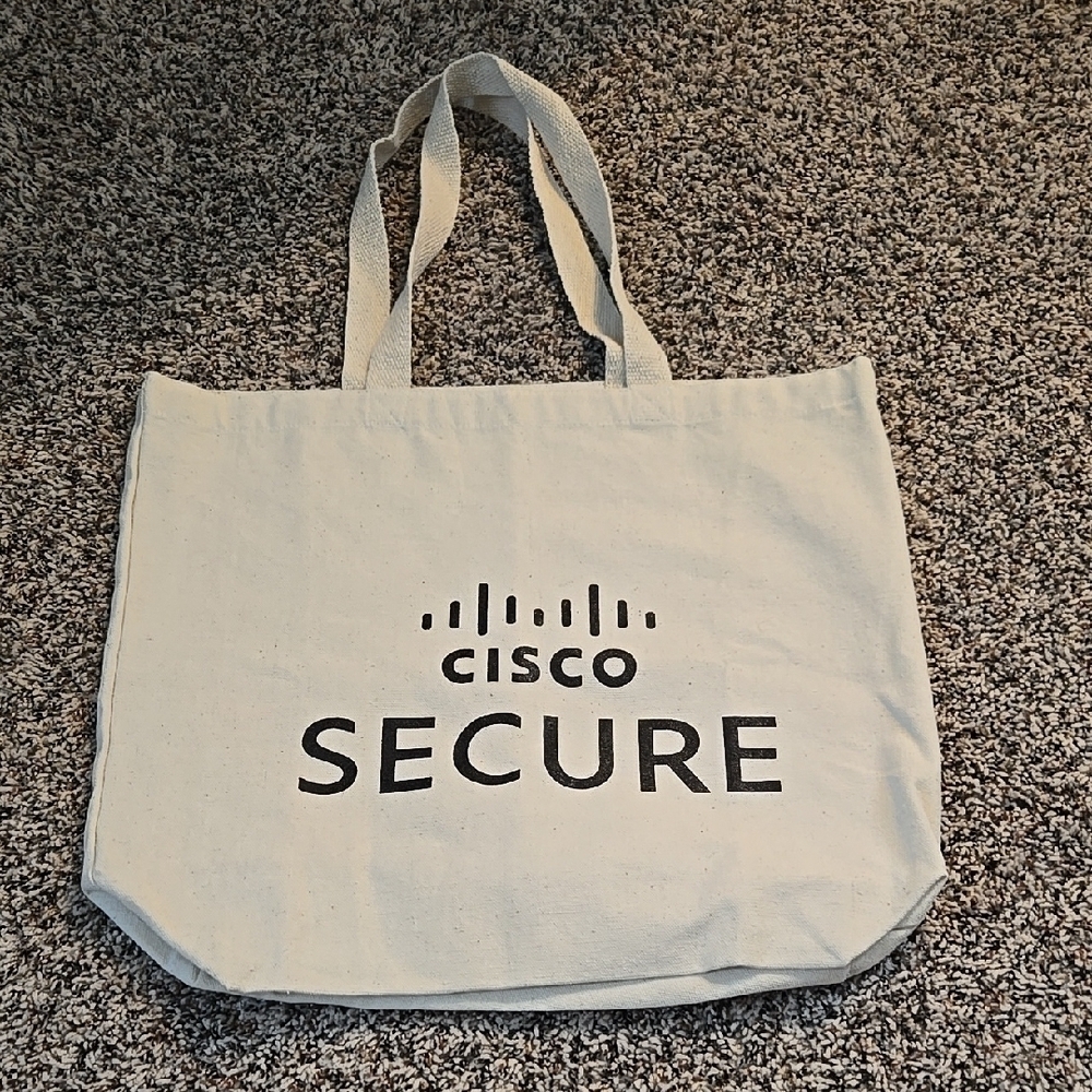 Cisco Secure Canvas Tote Bag - Natural
